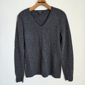 Saks Fifth Avenue Gray Cashmere Sweater
